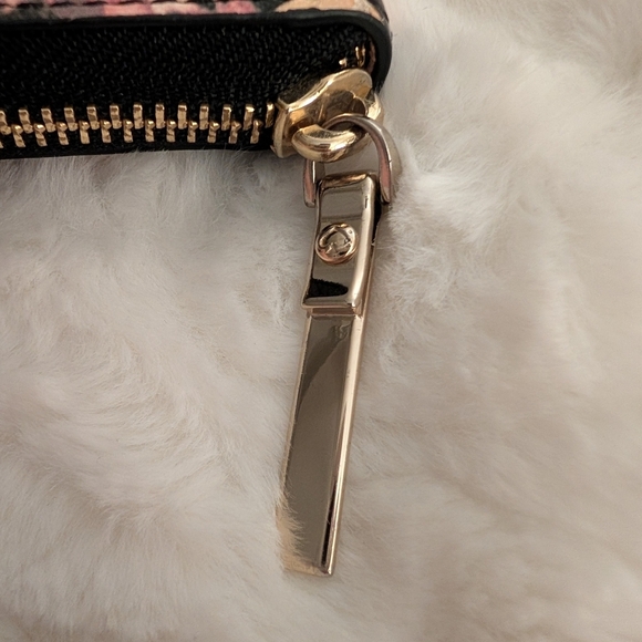 kate spade Pink and Black Floral Wallet STORYBOOK LINING EUC! - Picture 7 of 7